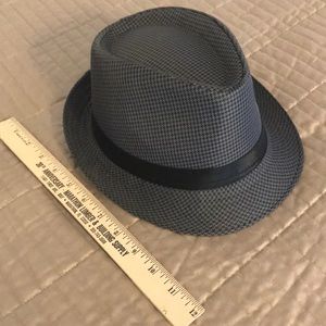 Grey and Black Fedora (23 in/58 cm)